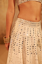 Nazakat White Lehenga Set