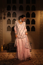 Nazakat Pink Gharara Set