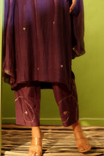 Noor Aubergine Kurta Pant Set