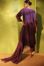 Noor Aubergine Kurta Pant Set