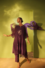 Noor Aubergine Kurta Pant Set