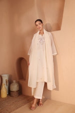 Ruh Off White Kurta Pant Set
