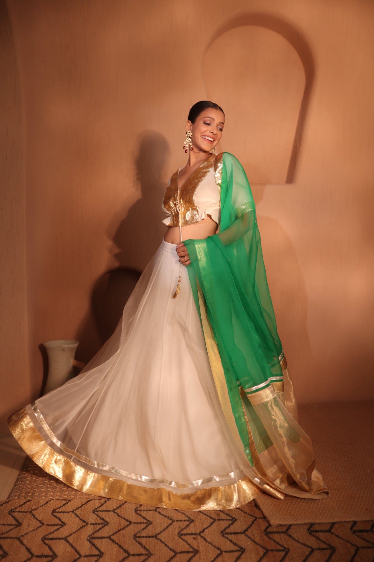 Gota Lehenga Choli Set