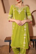 Sona Green Dori Kurta Set