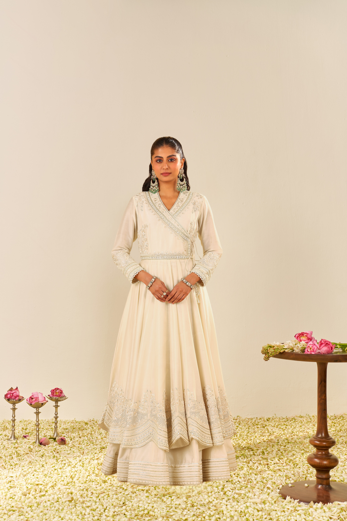 AMEENA - LONG ANARKALI WITH SKIRT