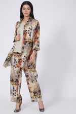 Digital Print Lounge Shirt +Pants