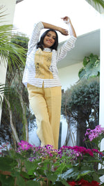 White Digital Printed Lounge Shirt