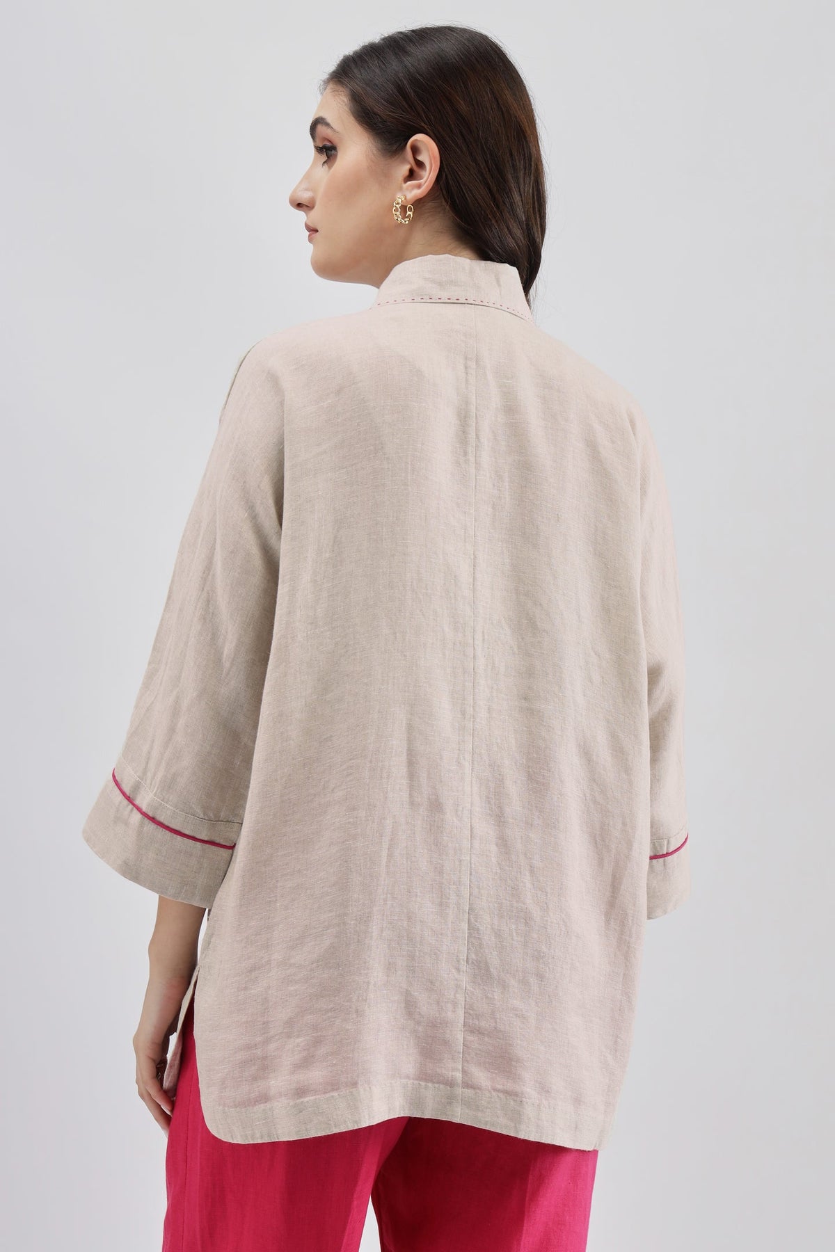 Beige Flamingo Shirt