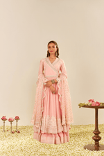 AMEENA - LONG ANARKALI WITH SKIRT AND DUPATTA