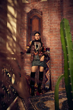 Mustard & Maroon short jacket