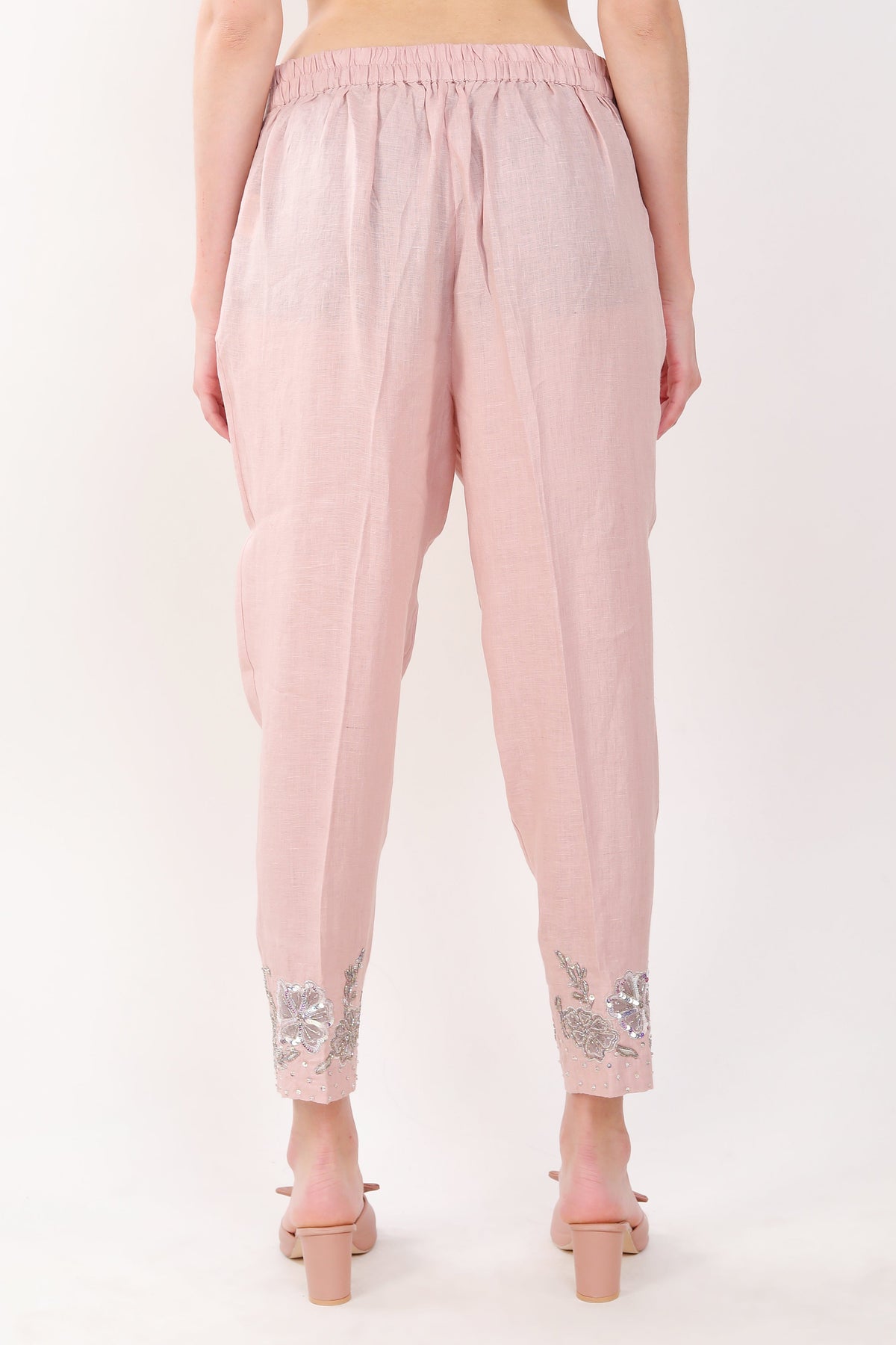 Light Pink Sequin Embroidery Set