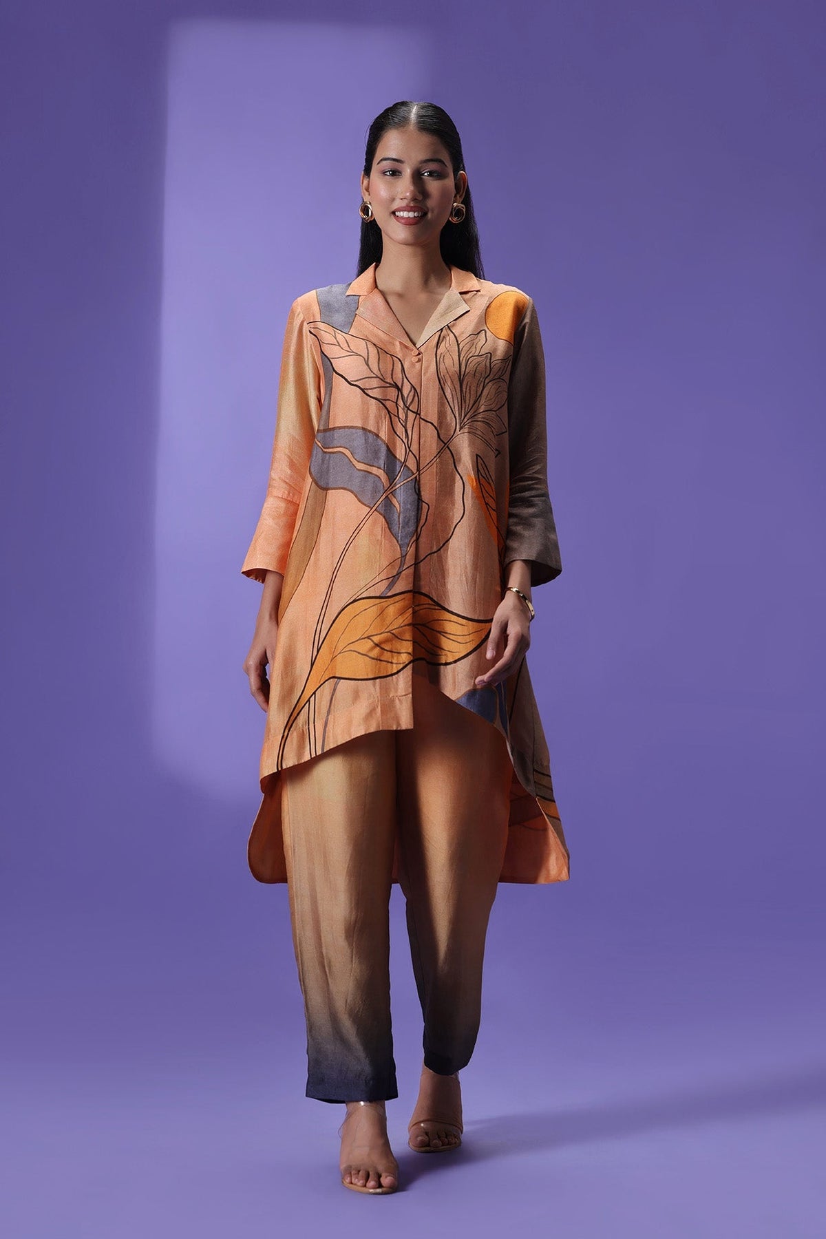 Amber Essence Short length kurta set