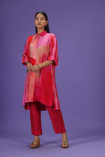 Fiery Grace Middle length Kurta set