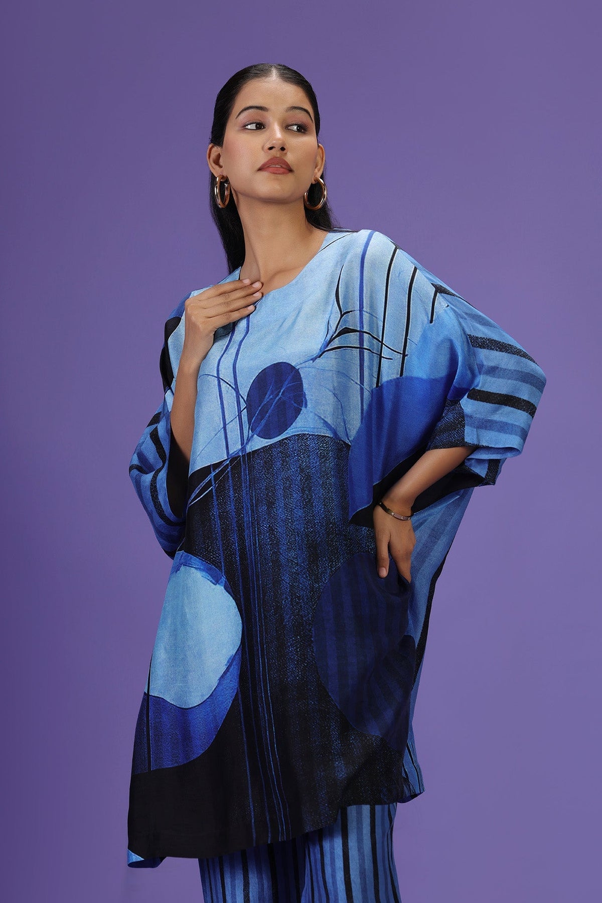 Blue Mirage Short Kurta Set