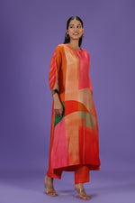 Vermilion Aura Long Kurta Set