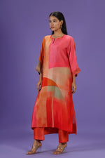 Vermilion Aura Long Kurta Set
