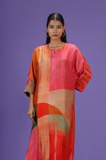Vermilion Aura Long Kurta Set