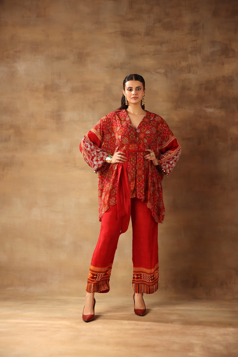 Cape Jacket With Pant