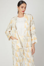 Blue Wallflower Digital Print Lounge Shirt +Pants