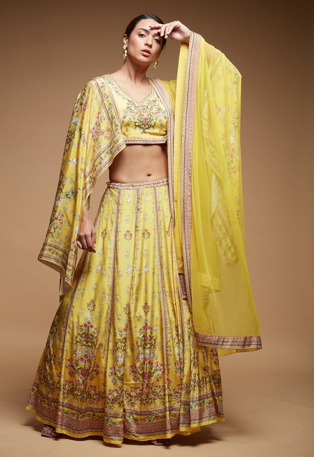 Mustard Color Lehenga