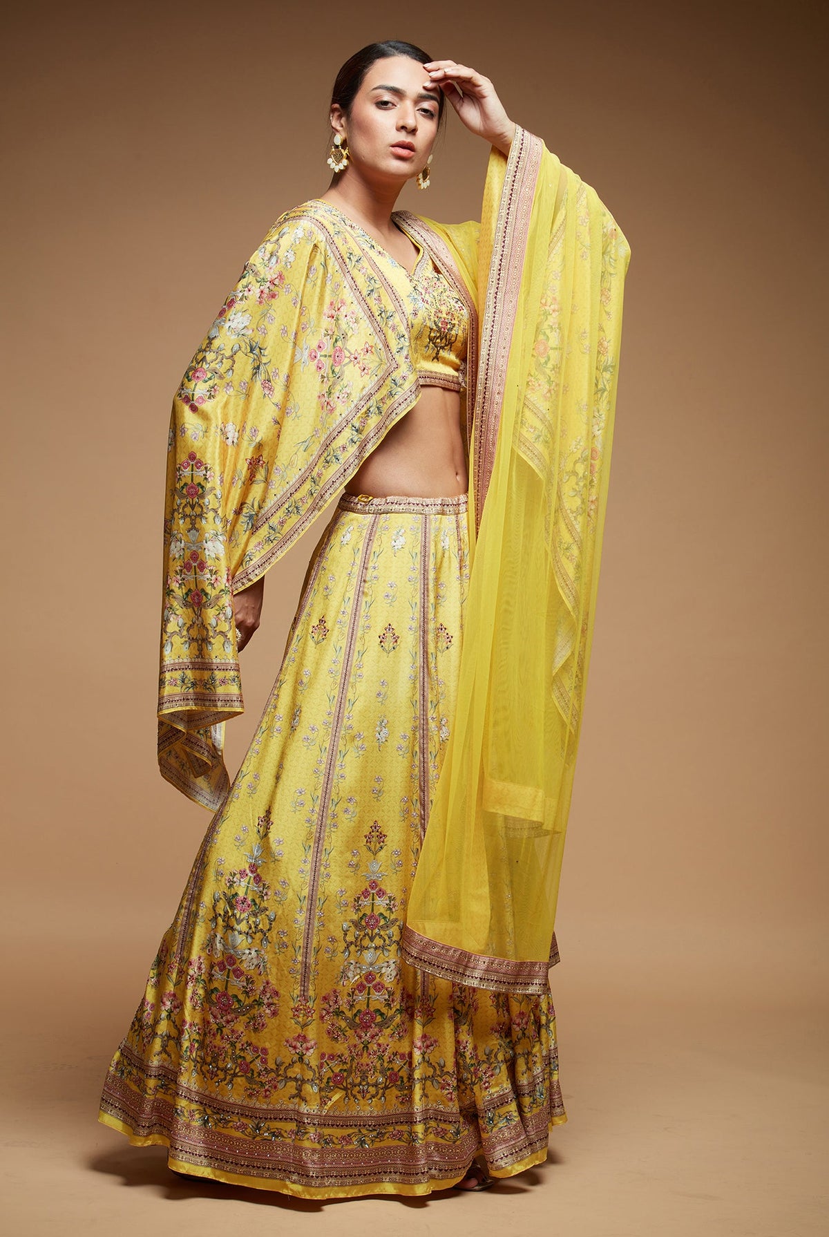 Mustard Color Lehenga