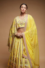 Mustard Color Lehenga