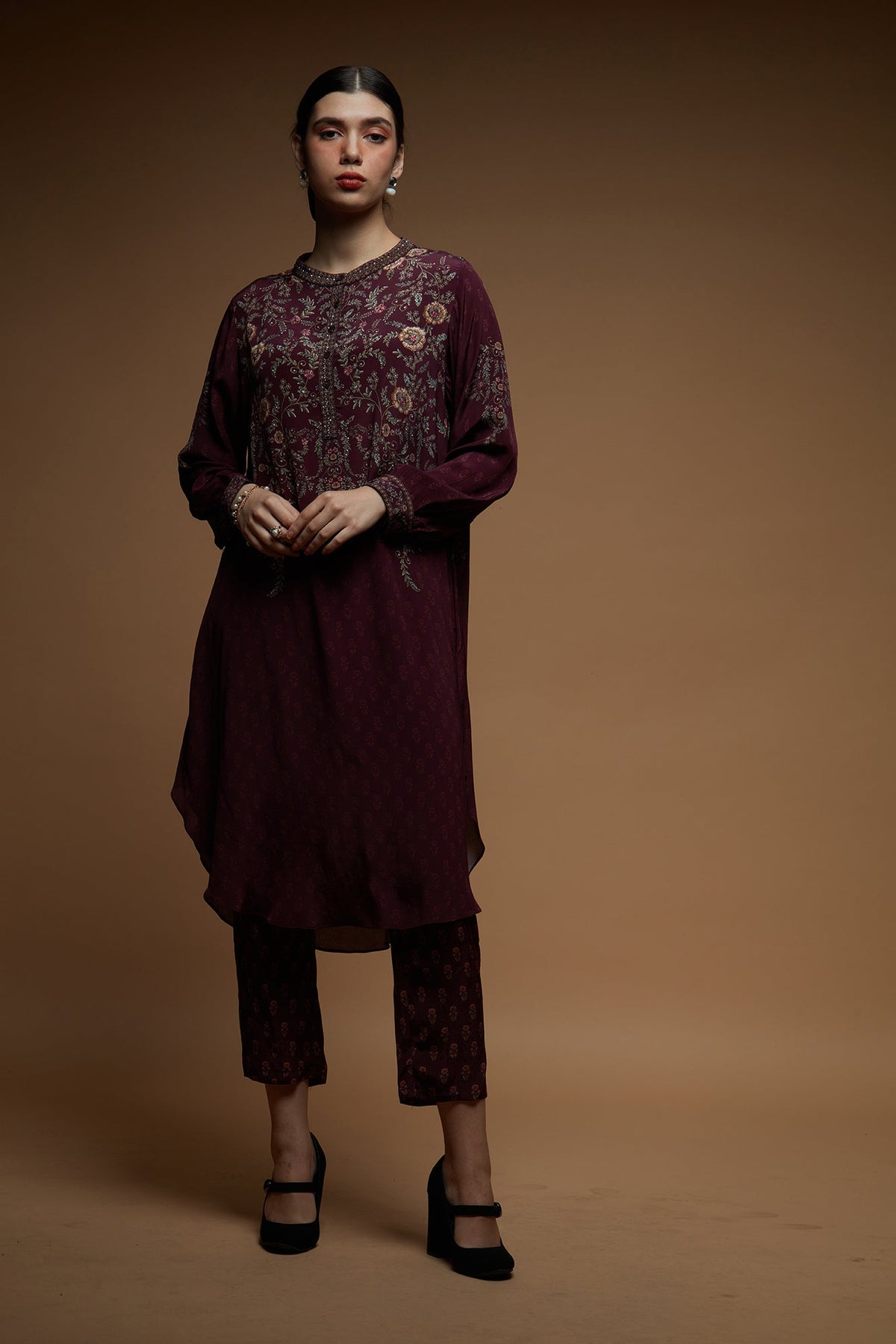 Wine Color Co-ordSet