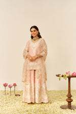SAMEEHA - SHORT KURTA WITH SHARARA AND DUPATTA