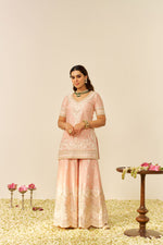 SAMEEHA - SHORT KURTA WITH SHARARA
