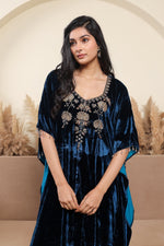 Gulnaar Blue Kaftan