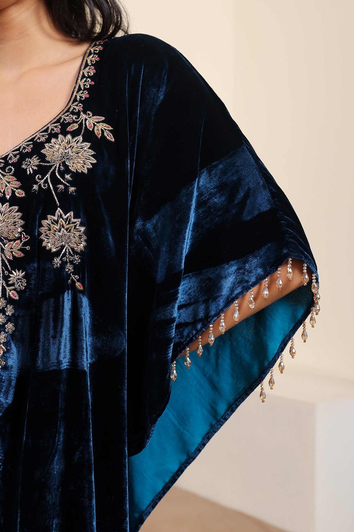 Gulnaar Blue Kaftan