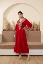 Suhani Rani Velvet Kaftan Dress