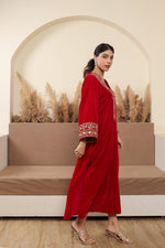 Suhani Rani Velvet Kaftan Dress