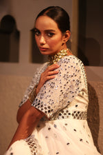 Nazakat White Anarkali