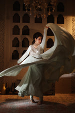 Nazakat Sage Green Anarkali