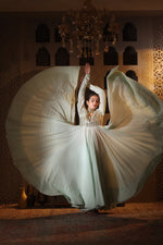 Nazakat Sage Green Anarkali