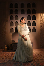 Nazakat Sage Green Anarkali