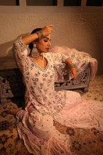 Nazakat Pink Gharara Set