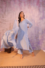 Noor Blue Kurta Pant Set