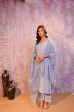 Noor Blue Kurta Pant Set