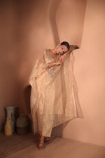 Sona Mirror Gold Kurta Kaftan Set