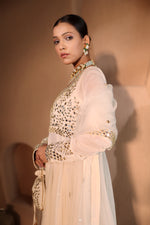 Nazakat Off White Anarkali