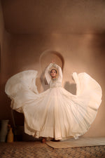 Nazakat Off White Anarkali