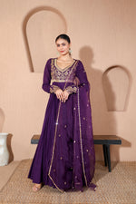 Nazakat Purple Anarkali