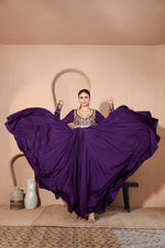 Nazakat Purple Anarkali