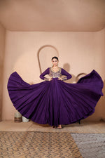 Nazakat Purple Anarkali