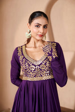 Nazakat Purple Anarkali
