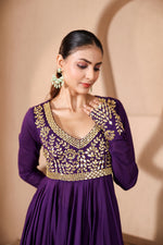 Nazakat Purple Anarkali