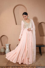 Nazakat Peach Anarkali