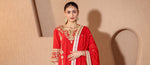 Sona Red Dori Kurta Set